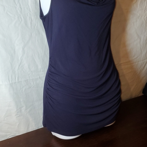 4/$20 Ann Taylor Loft sleeveless and drape neck top - Picture 4 of 15